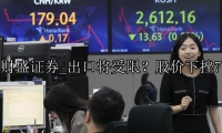 出口将受限？股价下挫7